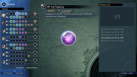materia slots|Final Fantasy VII Materia Guide .